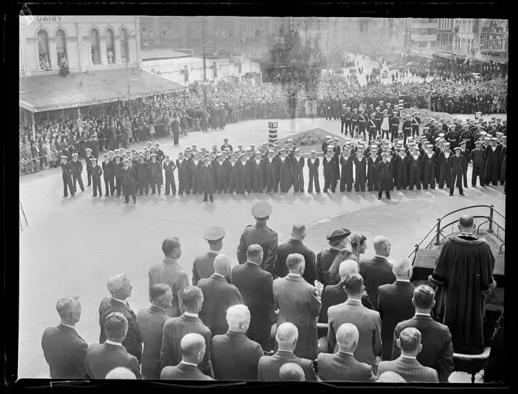 HMS Achilles Civic Reception, Auckland Town Hall, 1940