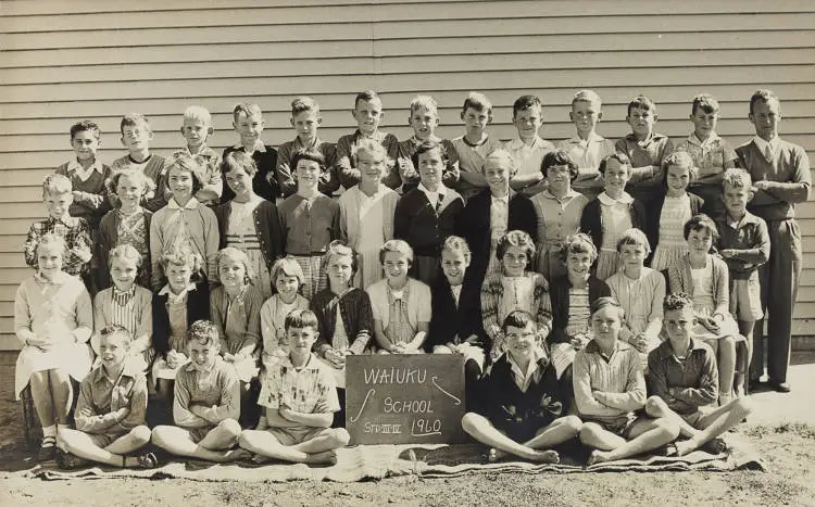 Class photo, Waiuku, 1960