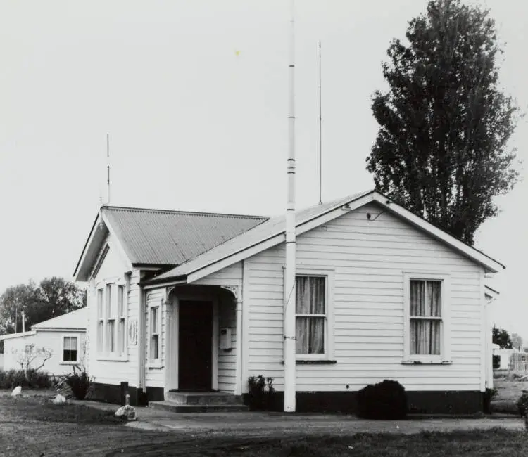 Old courthouse, Waiuku, 1983.