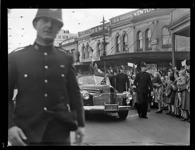 Field Marshal Montgomery, Auckland Central, 1947