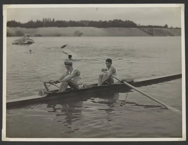 British Empire Games, Australian Coxless Pair, Lake Karapiro, 1950