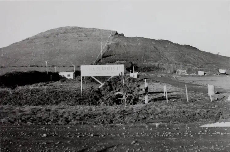 Quarry, Smales Mountain, East Tamaki, 1960s