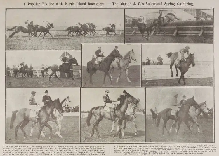 A popular fixture with North Island racegoers - The Marton Jockey Club's successful spring meeting