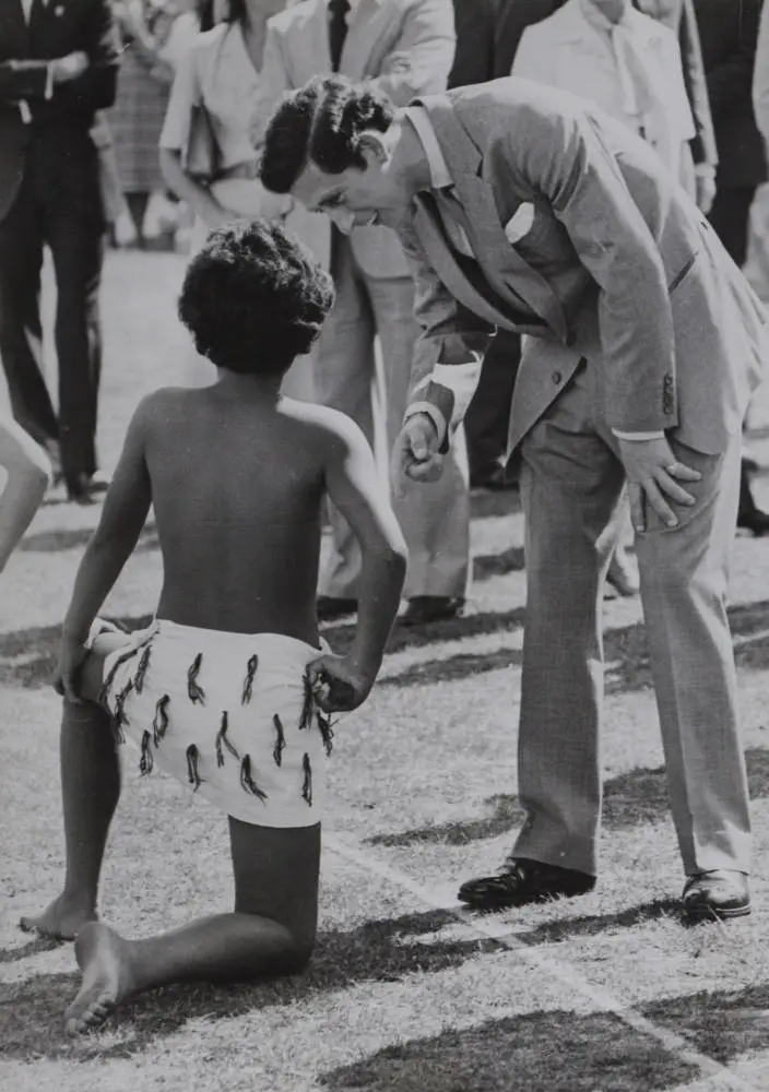 Prince accepts a challenge, Pakuranga, 1981