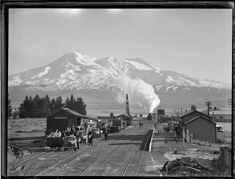 Waiouru Railway Station, 1940