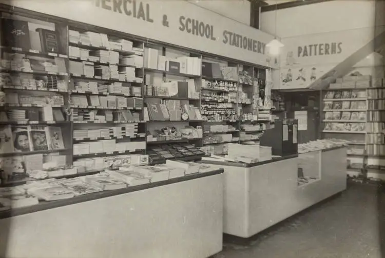 Bookshop, Ōtāhuhu, 1960s