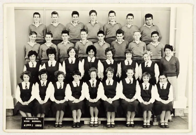 Class photo, Manurewa High School, 1962