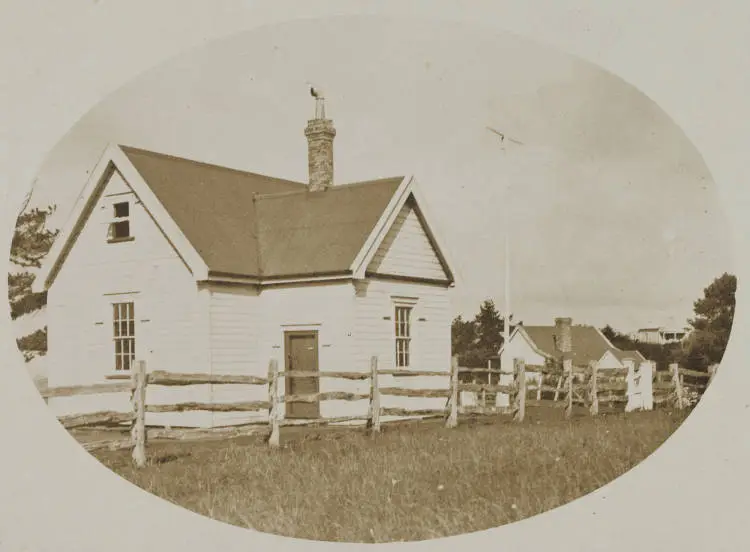 Āwhitu Central School, ca 1895.
