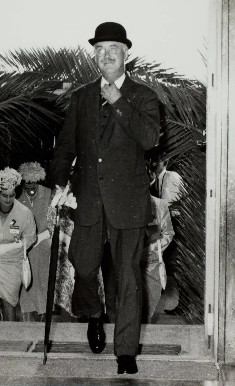 Sir Bernard Fergusson at Ōtāhuhu, 1963