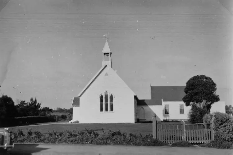 Anglican church, Waiuku, 1950s