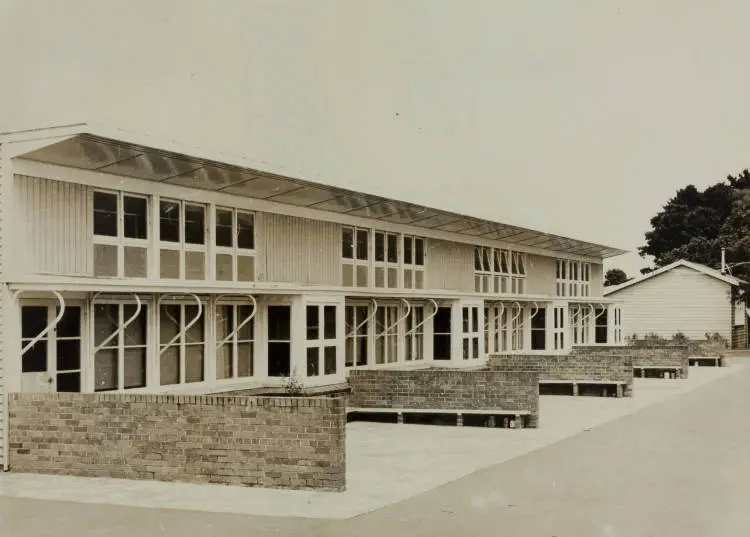 Infant block, Pukekohe Primary School, 1962