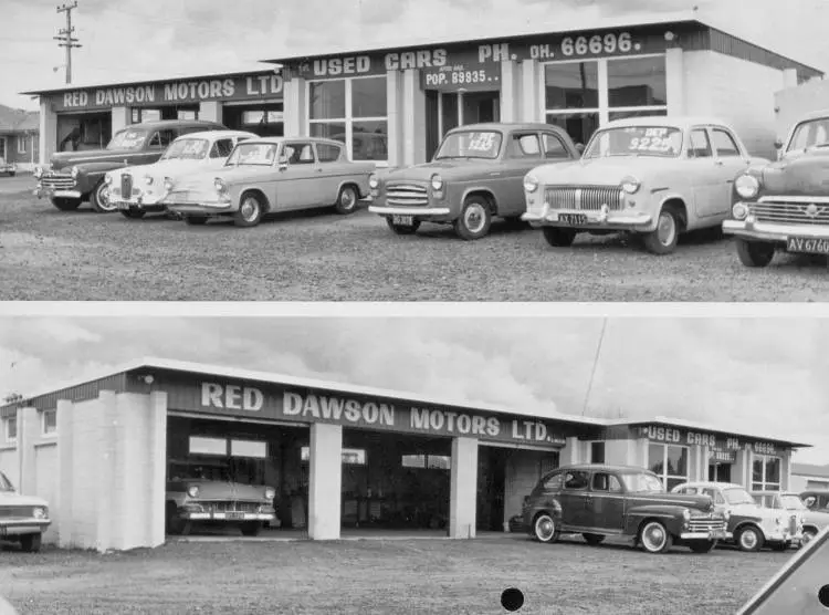 Used cars, Ōtāhuhu, 1960s