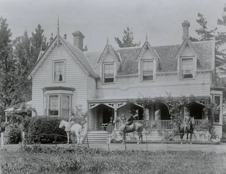McLaughlin homestead, Wiri, ca 1899
