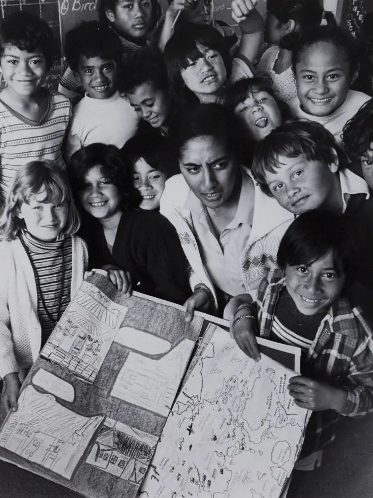 School project, Māngere, 1980
