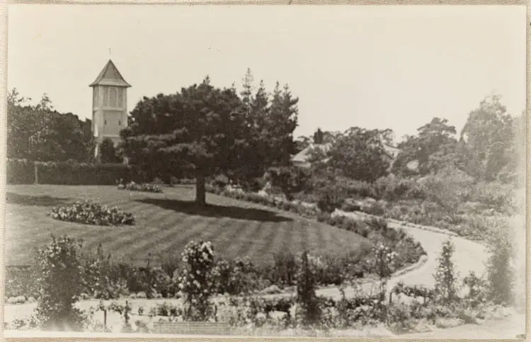 The Norman tower, The Hill, Manurewa, 1930s
