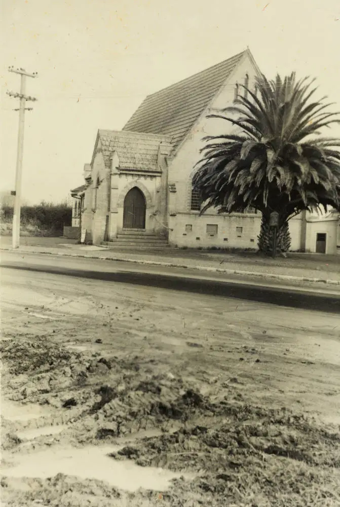 Presbyterian church, Papakura, 1957.