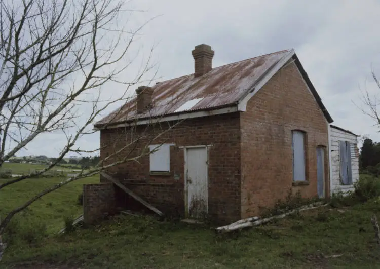 Old brickworks cottage, Whitford, ca 1979