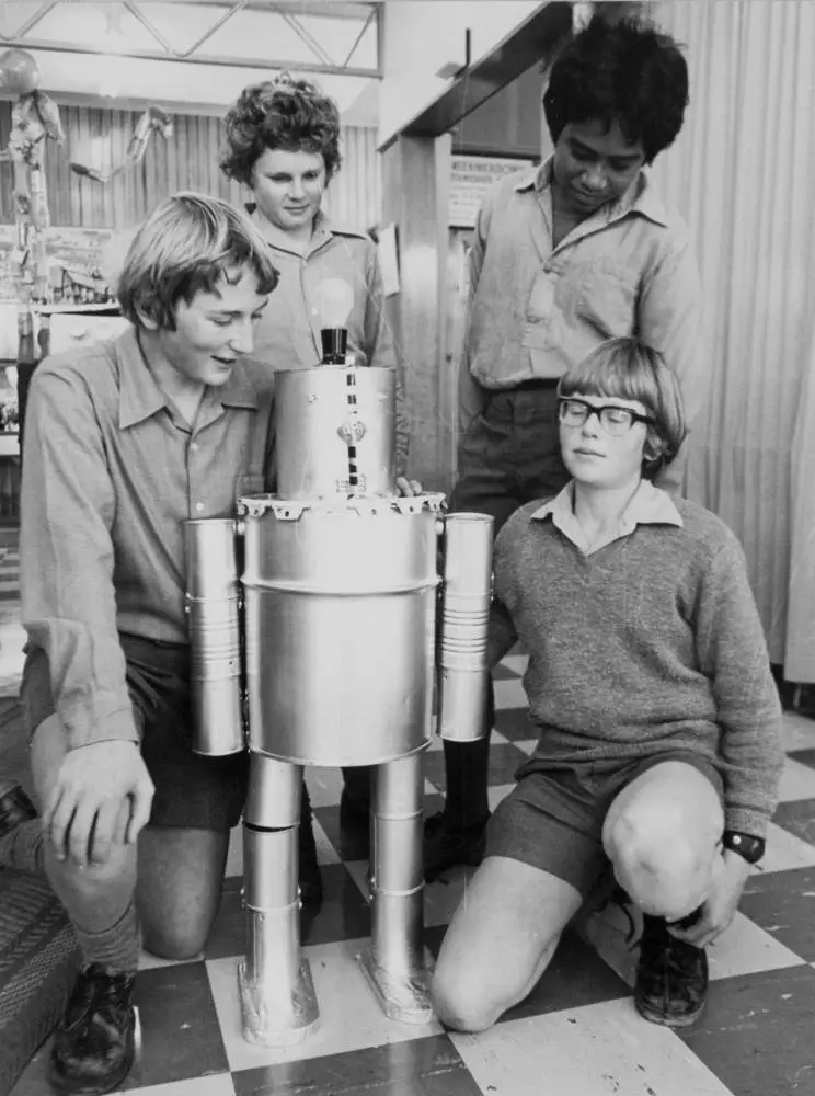 Rover the robot, Manurewa, 1980.