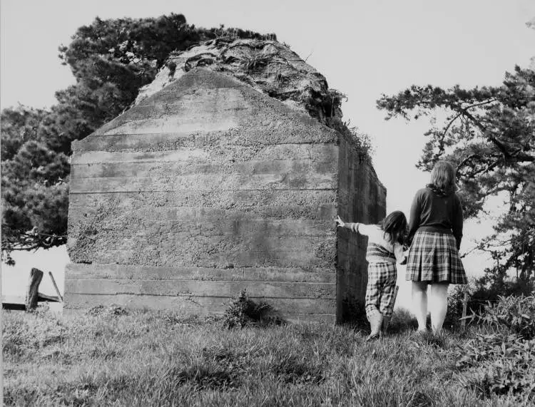 Old wartime bunker, Duders Beach, 1971