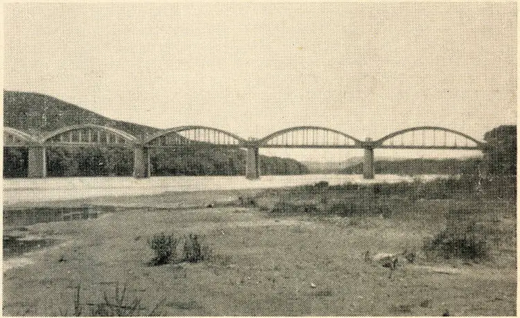 Tuakau bridge, Waikato River, ca 1935.