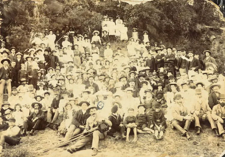 Picnic, Grahams Beach, ca 1900