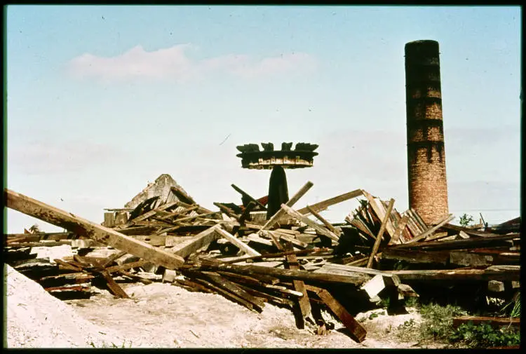 Demolition of Glenburn works, Avondale.