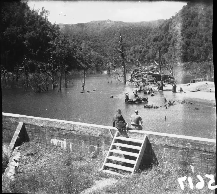 Nihotupu Auxiliary Dam, Waitakere Ranges.