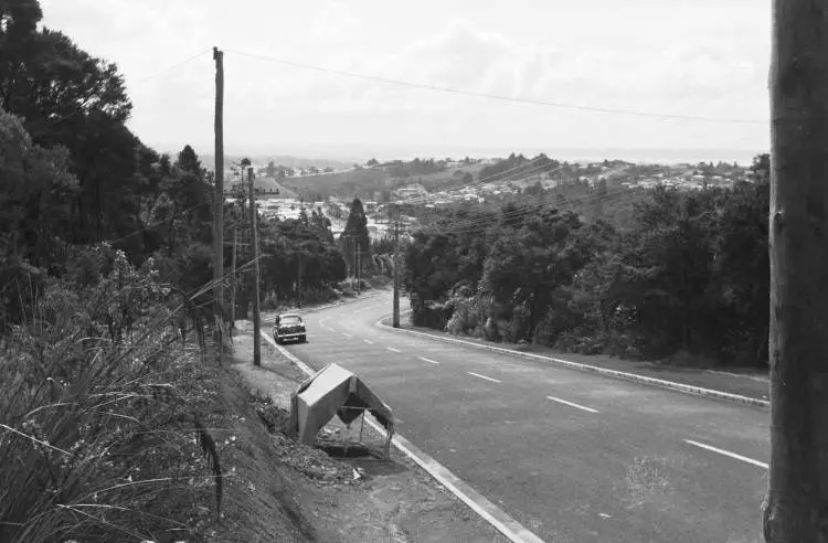 Atkinson Road, over Glen Eden.