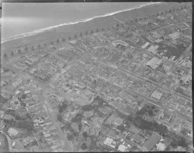 Napier after the earthquake, 1931