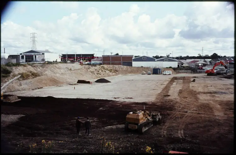 Demolition of Crum works, New Lynn.