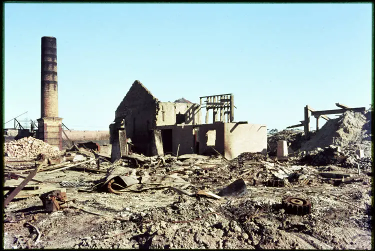 Demolition of Glenburn works, Avondale.