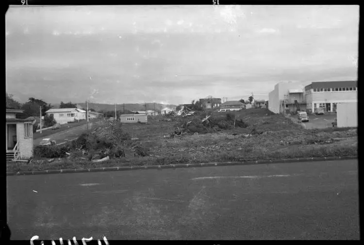 Site clearing beside Glenmall, Glen Eden.