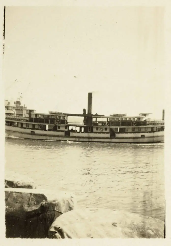 Makora ferry on the Waitematā Harbour, 1930s