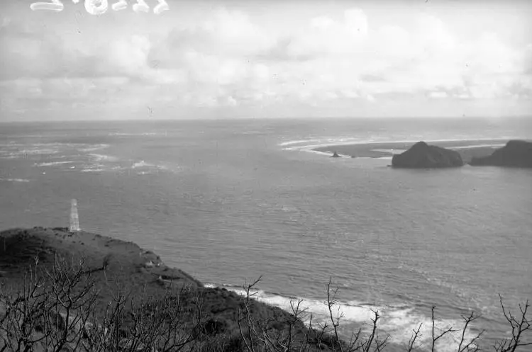 Manukau Harbour entrance.