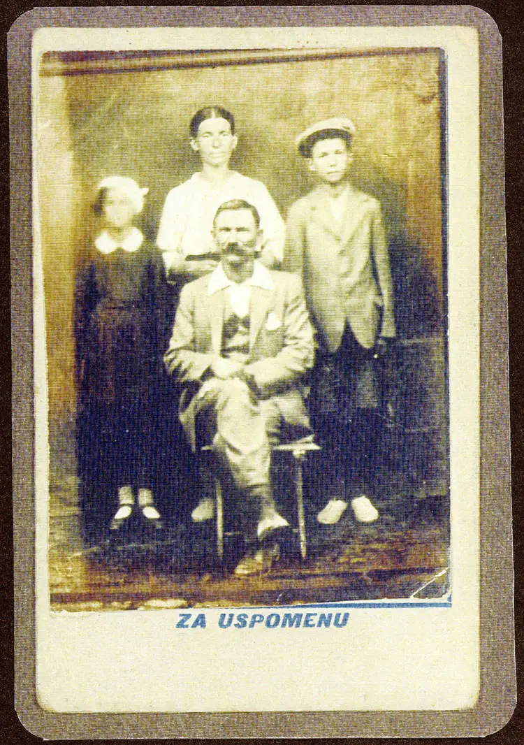 Mirko and Matija Erceg and children.