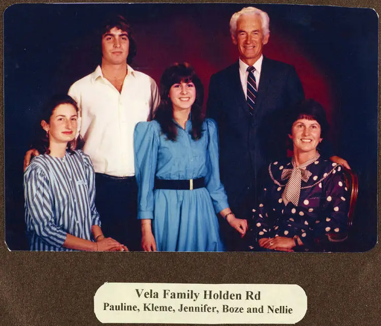Vela family of Holden Road, Oratia.