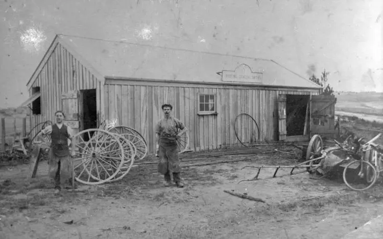 Harrison's blacksmith shop at Glen Eden.