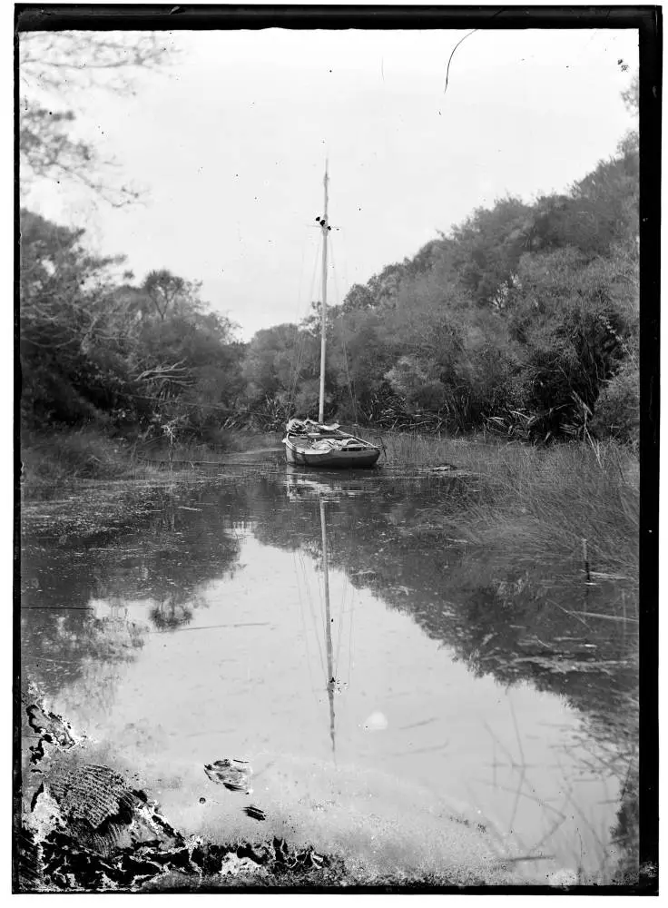 Henry Swan's yacht AWATEA at Henderson.