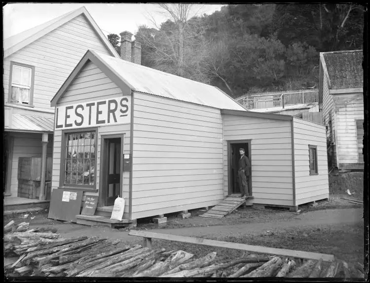 Lester Brothers' store. Old store by hotel.