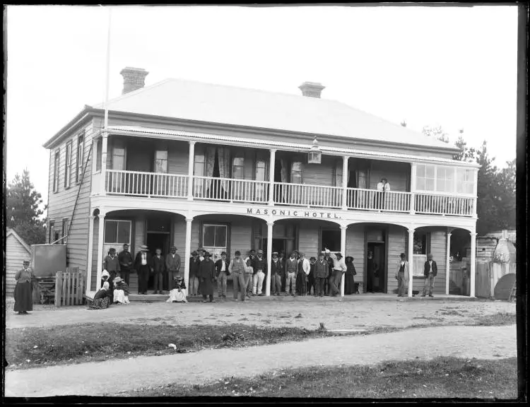 Bryers Hotel, Rawene, 1899