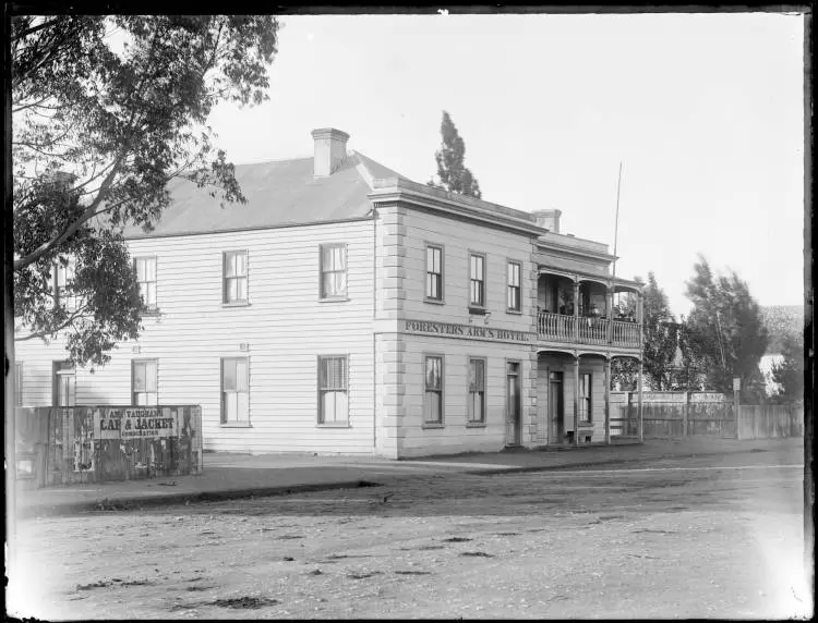 Foresters Arms Hotel, Greytown, ca 1889