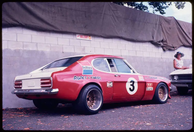 Don Halliday's Ford Cologne Capri V6, Pukekohe, 1975