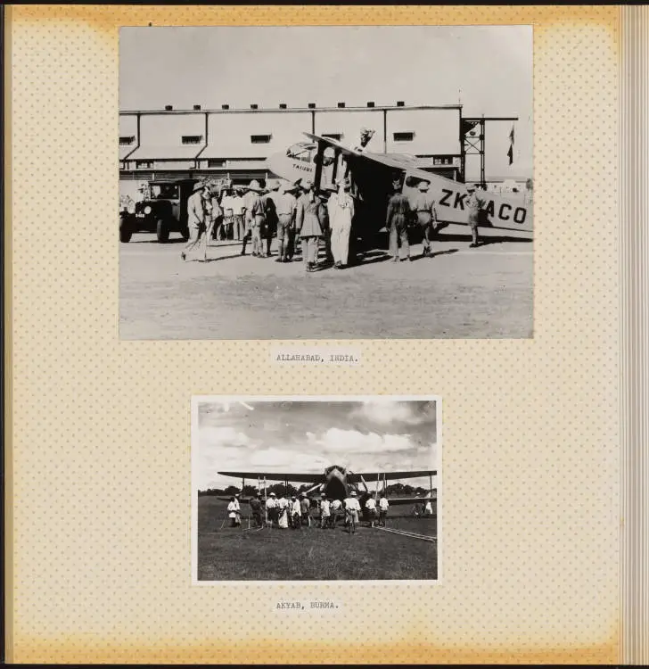 'Allahabad, India [and] Akyab, Burma'