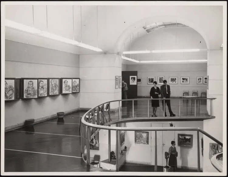 Mezzanine floor, Auckland City Art Gallery, 1959