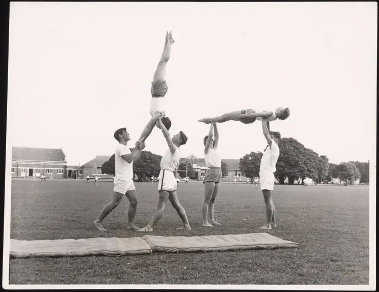 Physical Education students at Auckland Teachers' College, 1961