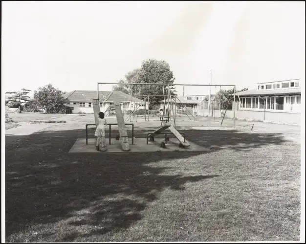 Playground, Murphy Park, Ōtāhuhu, 1982
