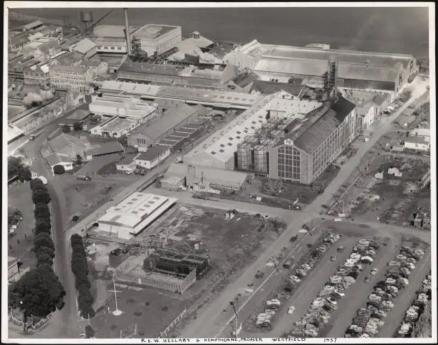 Hellaby's and Kempthorne Prosser, Westfield, 1957