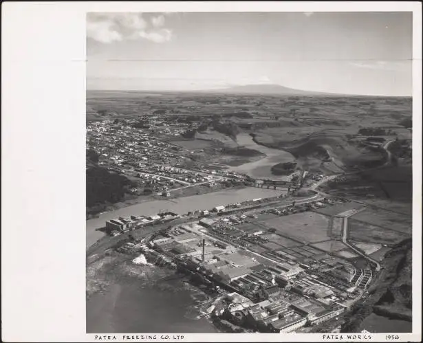Patea Freezing Works, South Taranaki, 1958