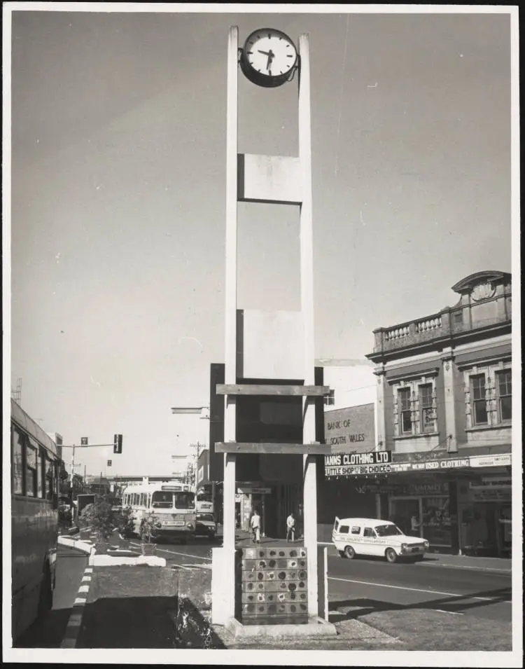 Newmarket clock tower, 1978