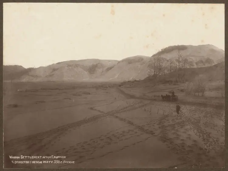 Te Wairoa after the 1886 Tarawera eruption
